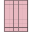 1.5" x 1.35" Pastel Pink Rectangular Sheet Labels