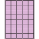 1.5" x 1.35" Pastel Purple Rectangular Sheet Labels