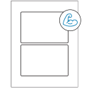 6" x 4" White Rectangular Sheet Labels - Ultra Aggressive Adhesive