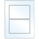 6" x 4" Crystal Clear Rectangular Sheet Labels