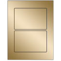 6" x 4" Gold Foil Rectangular Sheet Labels