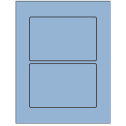 6" x 4" Pastel Blue Rectangular Sheet Labels