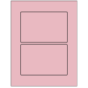 6" x 4" Pastel Pink Rectangular Sheet Labels