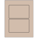 6" x 4" Pastel Tan Rectangular Sheet Labels