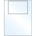 6" x 4" Crystal Clear Rectangular Sheet Labels