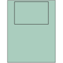 6" x 4" Pastel Green Rectangular Sheet Labels