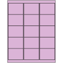 2.6875" x 2" Pastel Purple Rectangular Sheet Labels