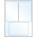 4" x 6" White Mid Gloss Rectangular Sheet Labels