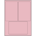 4" x 6" Pastel Pink Rectangular Sheet Labels