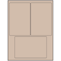 4" x 6" Pastel Tan Rectangular Sheet Labels