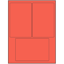 4" x 6" Red Rectangular Sheet Labels