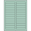3.4375" x 0.667" Pastel Green Rectangular Sheet Labels