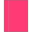 8.5" x 11" Fluorescent Pink Rectangular Sheet Labels