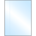 8.5" x 11" White Premium High Gloss Rectangular Sheet Labels