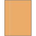 8.5" x 11" Pastel Orange Rectangular Sheet Labels