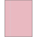 8.5" x 11" Pastel Pink Rectangular Sheet Labels