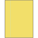 8.5" x 11" Pastel Yellow Rectangular Sheet Labels