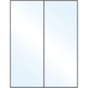 4.25" x 11" Crystal Clear Rectangular Sheet Labels