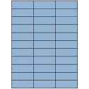 2.83" x 1" Pastel Blue Rectangular Sheet Labels