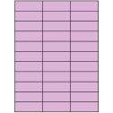 2.83" x 1" Pastel Purple Rectangular Sheet Labels