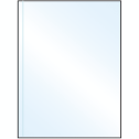 8.5" x 11" Crystal Clear Rectangular Sheet Labels