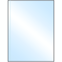 8.5" x 11" White Premium High Gloss Rectangular Sheet Labels