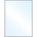 8.5" x 11" White Mid Gloss Rectangular Sheet Labels