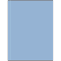 8.5" x 11" Pastel Blue Rectangular Sheet Labels