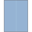 8.5" x 11" Pastel Blue Rectangular Sheet Labels