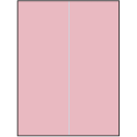 8.5" x 11" Pastel Pink Rectangular Sheet Labels