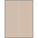 8.5" x 11" Pastel Tan Rectangular Sheet Labels