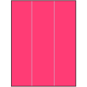 8.5" x 11" Fluorescent Pink Rectangular Sheet Labels