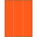 8.5" x 11" Fluorescent Red Rectangular Sheet Labels