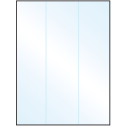 8.5" x 11" White Mid Gloss Rectangular Sheet Labels
