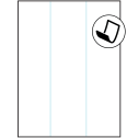8.5" x 11" Blockout Rectangular Sheet Labels
