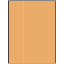 8.5" x 11" Pastel Orange Rectangular Sheet Labels