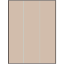 8.5" x 11" Pastel Tan Rectangular Sheet Labels