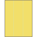 8.5" x 11" Pastel Yellow Rectangular Sheet Labels