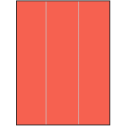 8.5" x 11" Red Rectangular Sheet Labels