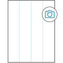 8.5" x 11" Photo Gloss Rectangular Sheet Labels