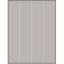 8.5" x 11" Gray Rectangular Sheet Labels