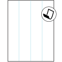 8.5" x 11" Blockout Rectangular Sheet Labels