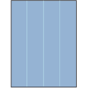 8.5" x 11" Pastel Blue Rectangular Sheet Labels