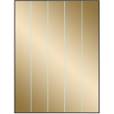 8.5" x 11" Gold Foil Rectangular Sheet Labels