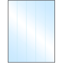 8.5" x 11" White Premium High Gloss Rectangular Sheet Labels