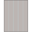 8.5" x 11" Gray Rectangular Sheet Labels