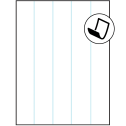 8.5" x 11" Blockout Rectangular Sheet Labels