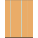 8.5" x 11" Pastel Orange Rectangular Sheet Labels