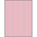 8.5" x 11" Pastel Pink Rectangular Sheet Labels
