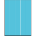 8.5" x 11" Turquoise Rectangular Sheet Labels